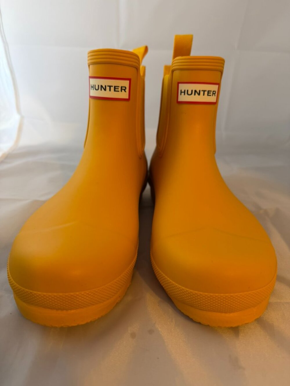 Hunter Women's Original Chelsea Boots Yellow Slip-On Ankle Boot Size 9 NIB - Picture 3 of 8